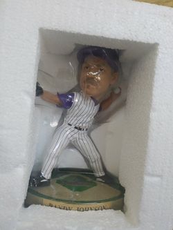 Upper deck collectibles. Mlb game breakers randy Johnson figure. Limited edition new