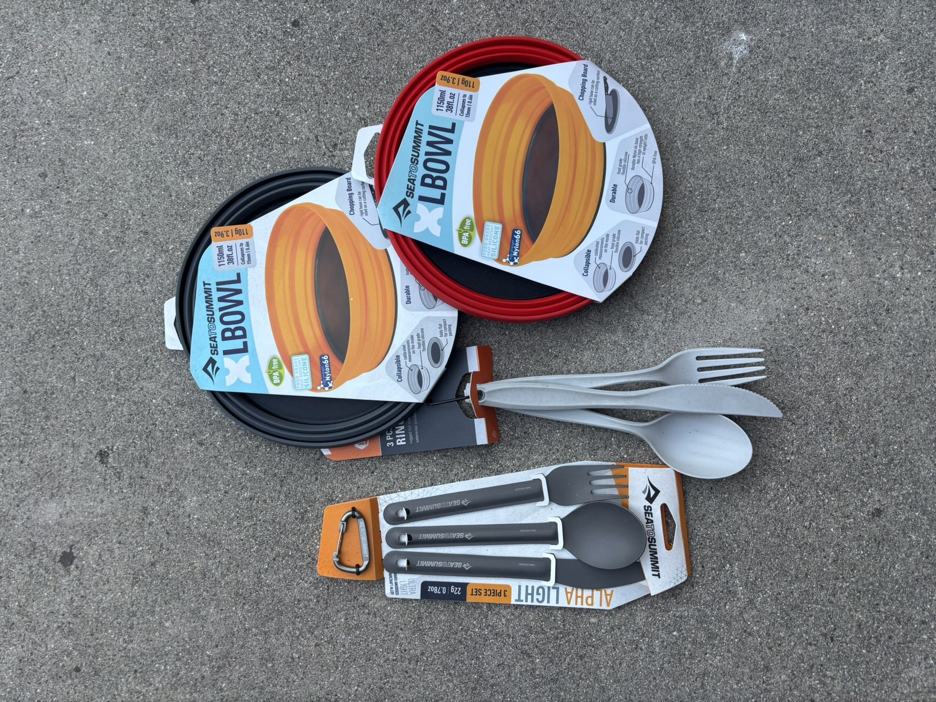 Backpacking Plate/bowl & Utensils