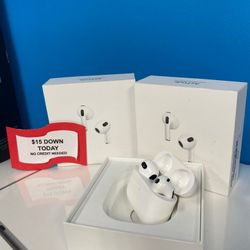 Apple Airpods 3 Wireless Headphones - PAYMENTS AVAILABLE With $15 DOWN