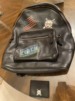 Coach backpack with card holder