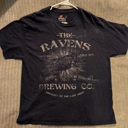 Vintage The Ravens Brewing Co. Black Tee