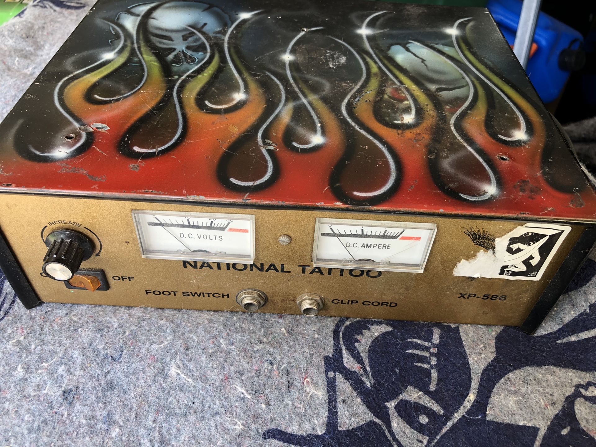 Tattoo power supply variable speed