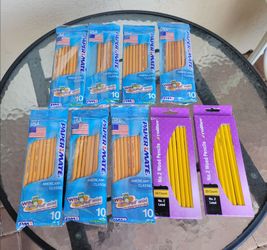 BRAND NEW...9 PACKAGES OF #2 PENCILS...90 TOTAL