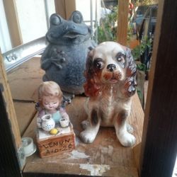 Porcelain Vintage Dolls 4 Total 