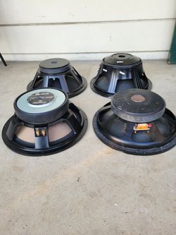 15" subwoofers, Eminence, P Audio, Altimus and EVM