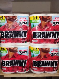 Brawny cervilletas de manos