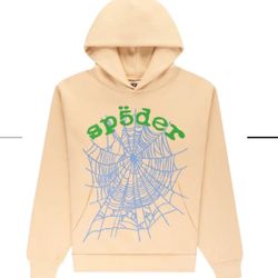 Brand New (Sp5der Og Web V2 Hoodie ‘Cream’ )Real And Authentic 