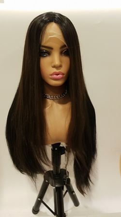 Lace Front Wig Brown Straight BRAND NEW