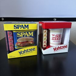 Yahtzee Spam and Cup Noodles