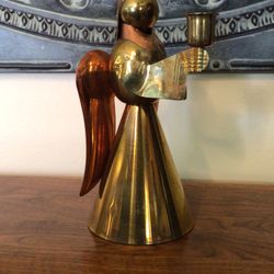 Vintage Angel Candlestick Holder