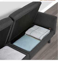 Storage bed couch