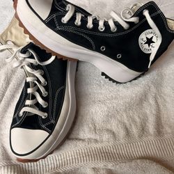 Black Converse Run Star Hike trainers