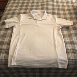 Large Fila Golf Shirt Polo White