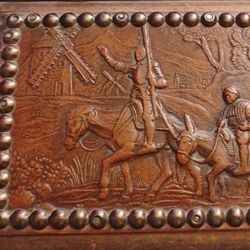 Don Quixote Wooden Box