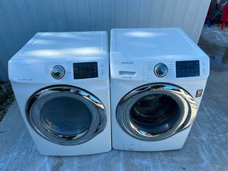 White Front-Load Pair - Excellent Working Condition