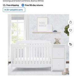 Delta Children Mason 6-in-1 Convertible Crib and Changer