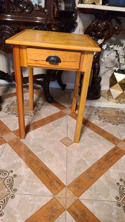 Small wooden table