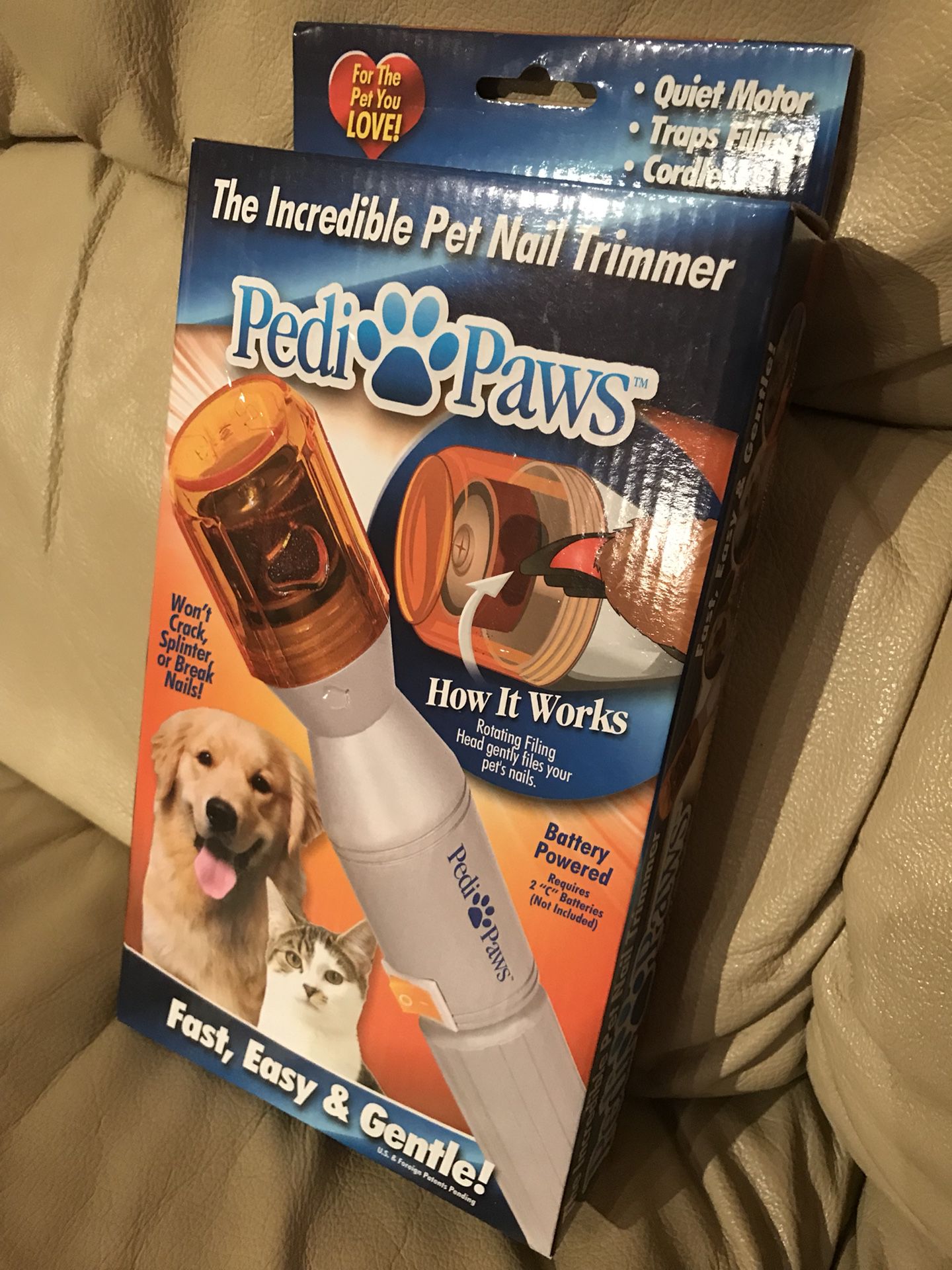 PediPaws Pet Nail Trimmer • Brand New in Box