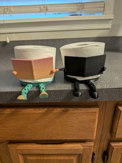 3D Printed Toilet Paper Holder Buddies