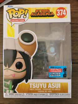 Funko My Hero Academia Pop! Animation Camouflage Tsuyu Asui Vinyl Figure 2021 Fall Convention Exclusive