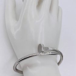 Pulsera De Púa Acero Inoxidable Con Zirconia Cubica /bracelet Stainless Steel