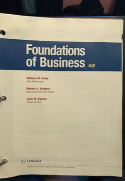 Foundations of Business 6th Edition w/ binder