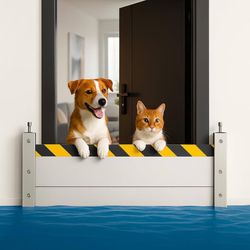 Heavy Duty Aluminum Flood Barrier, Upgraded Thickened Reusable Water Barrier, Flood Barriers for Home, Shop Door, Garage, Basement Entrance, Outdoor F