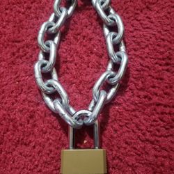 RESETTABLE COMBINATION MASTERLOCK AND MATCHING CHAIN