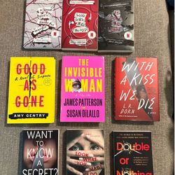 Thrill/mystery brand new books for sale