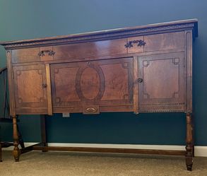 Vintage Wooden Sideboard Buffet