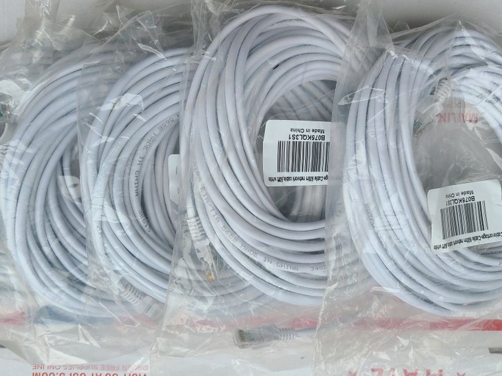 5X 50ft Cat5e Ethernet Network Cable