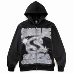 Cookies x Shoreline Mafia “Air It Out” Zip-up Hoodie - Men’s XXL - EUC