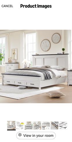 Queen Size Bed with Mattress OBO