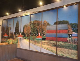 8ft x 24ft Georgia Backroad Mural