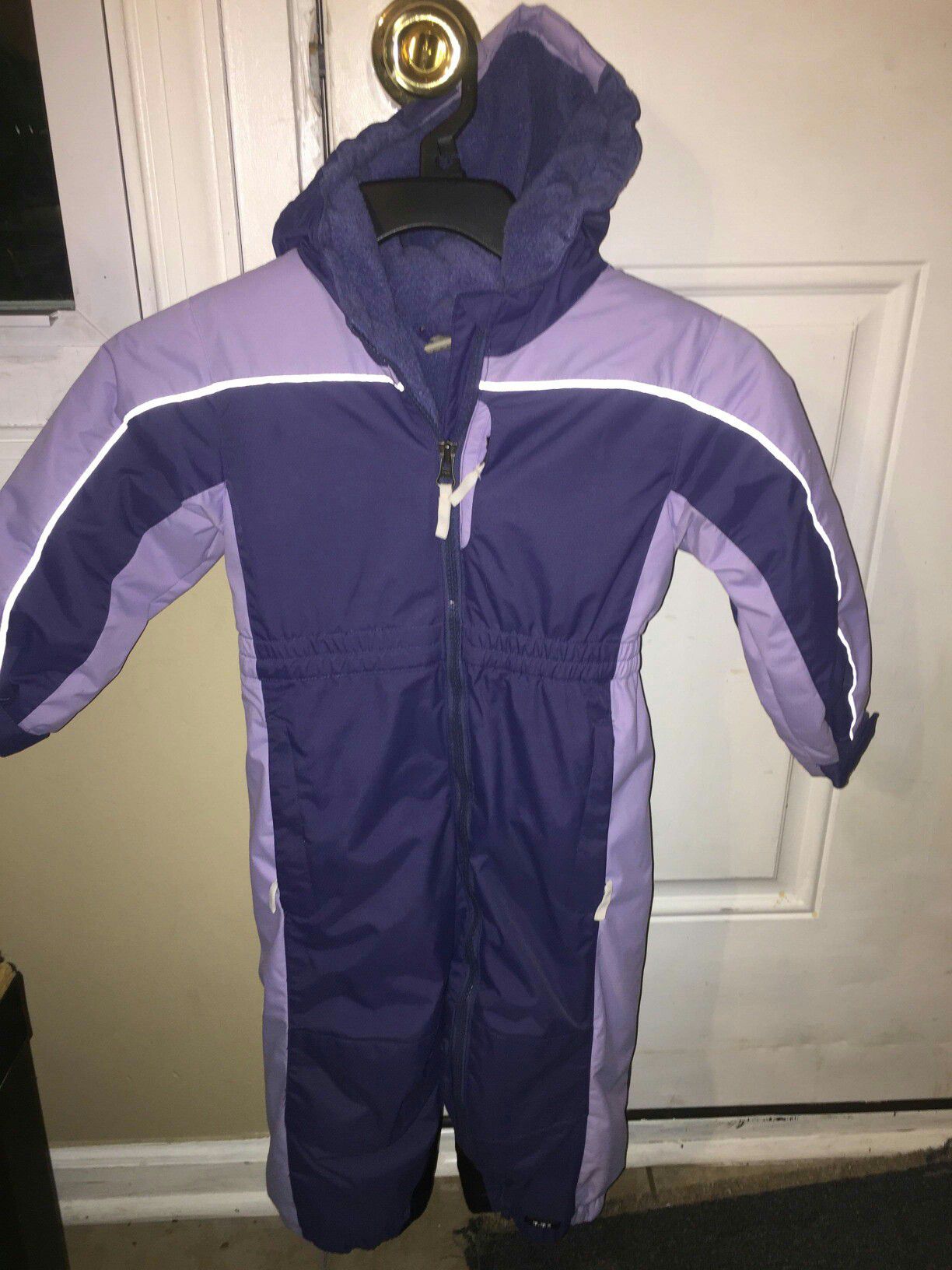 Girls double layered snow suit size 2 t