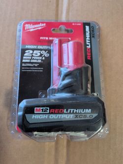 Milwaukee M12  5.0 Battery High Output