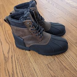 Wolverine Shoes Mens 9.5 Muscovy Chukka Boots Leather Ankle Lace Up Work Insulate