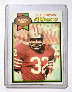 1979 Topps O.J. Simpson football card (#170)