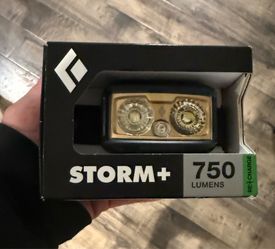 Black Diamond Storm + 750 LED Headlamp (Black ) - NEW IN BOX
