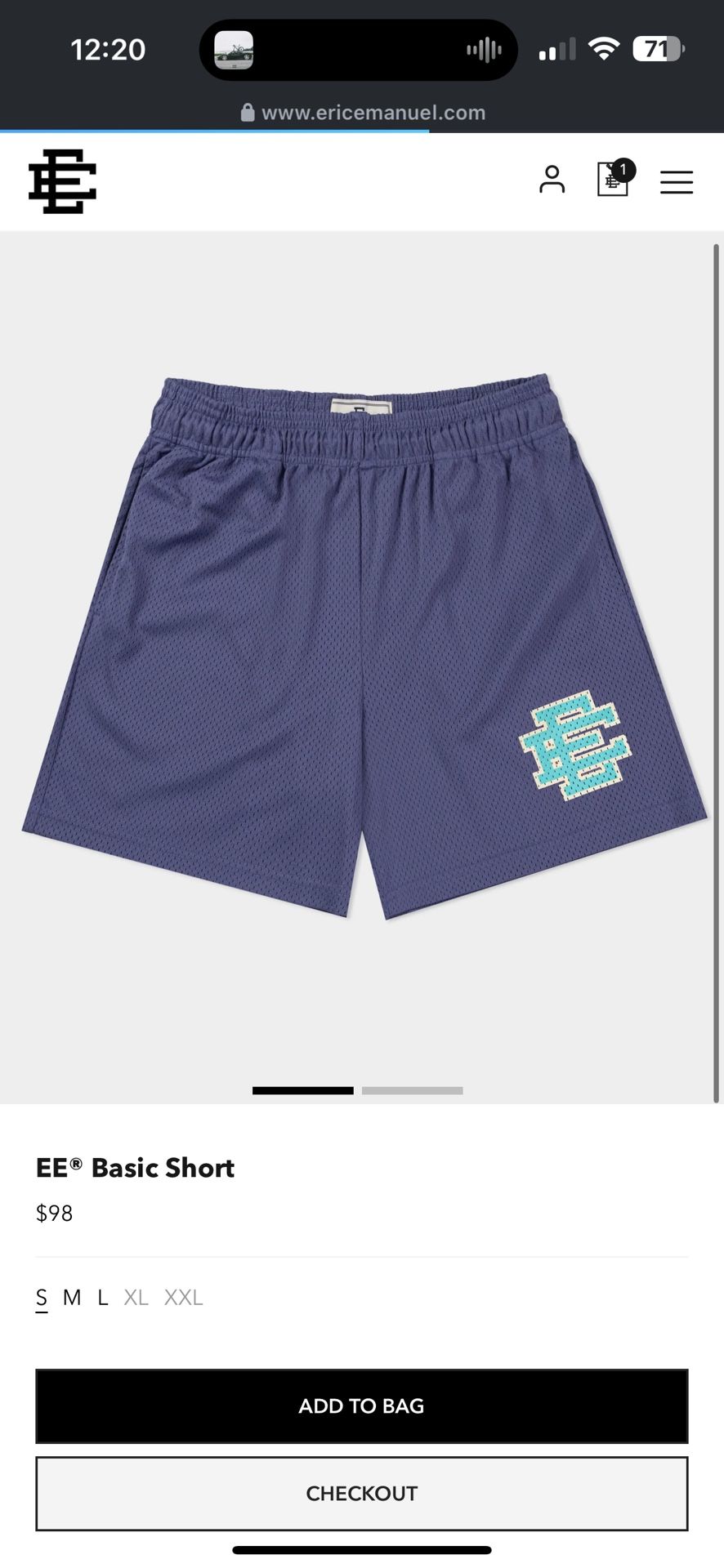 Brand New Eric Emmanuel Shorts For Sale