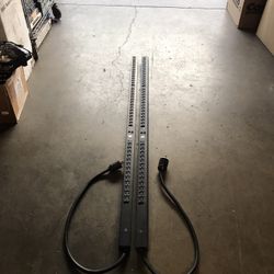 Lot of 2 APC Metered Power Strip Rack PDU Model AP7862- Excellent Condition