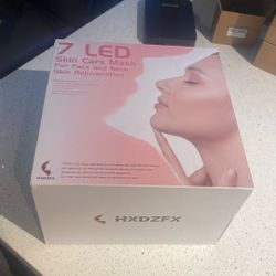 7 LED skin Care Mask For Face And Neck Skin Rejuvenation