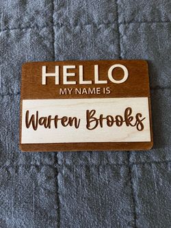 Name sign