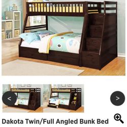 Wood Bunk Bed 