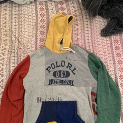 POLO RALPH LAUREN PATCHWORK SWEATER (REAL)