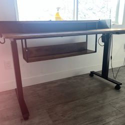 Stand/Sit Powered Gaming/Office Desk - Fully Operational 