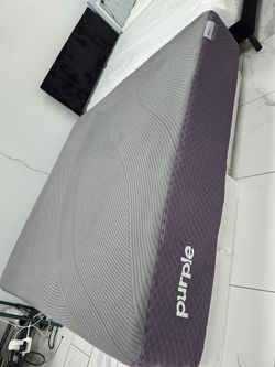 King Sizes Mattress And Box Spring Purple 