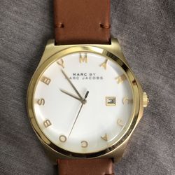 Marc Jacob brown leather watch