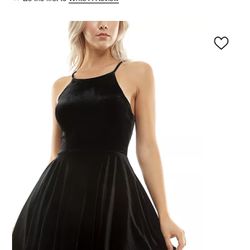 Black Velvet Dress