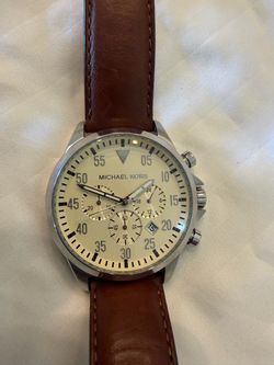 Michael Kors Gage Chronograph Men’s Watch MK8441 – Brown Leather – $85 OBO
